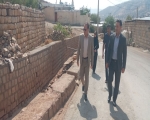 بازدید فرماندار چگنی از کانال آسیب‌دیده روستای کله نی